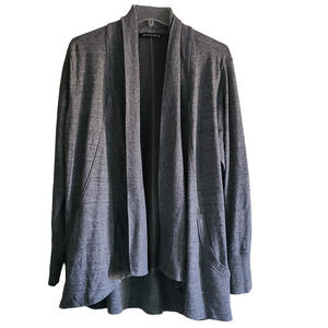 ATHLETA Pranayama Wrap Open Front Cardigan Heather Gray 777944 Women's Size XL